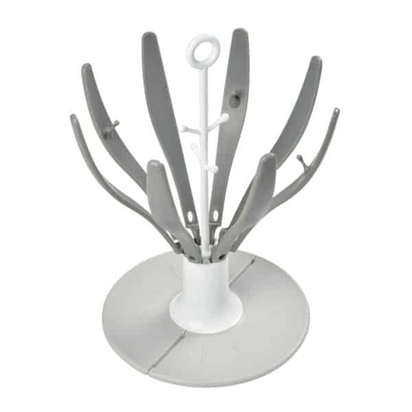 Egoutte-biberon pliable Flower Gris Béaba Produits