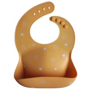 Bavoir en silicone - Dinosaures - Mushie Produits