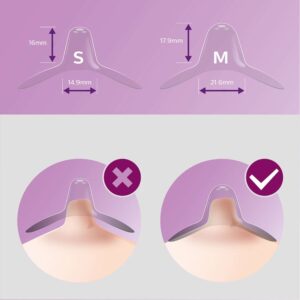 Protège mamelons en silicone x 2 Transparent Standard Philips AVENT Produits