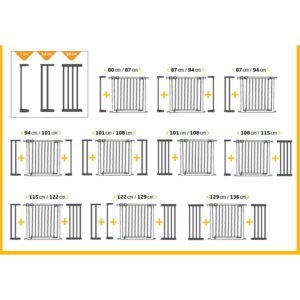 Extension 7 cm pour barrière Safety 1st Produits