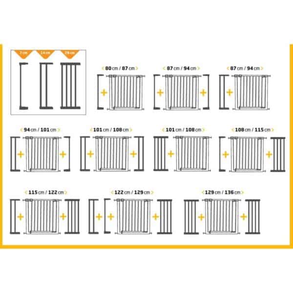 Extension 28 cm pour barrière Safety 1st Produits