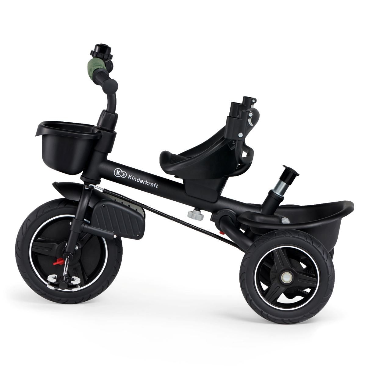 Tricycle évolutif MS Volta 5-en-1 – De 1 à 5 Ans, Avec Ou Sans Pédales, Selle Réglable, Harnais, Cadre Acier, Pneus Mousse