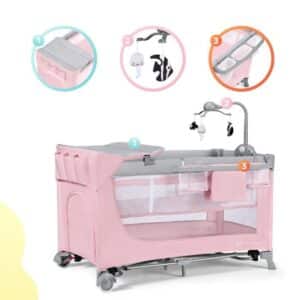 Lit parapluie avec accessoires Kinderkraft LEODY Produits