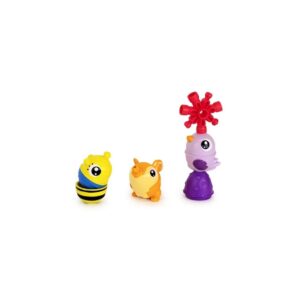 Tube violet de perles 6 éducatives Animaux de la forêt Lalaboom Produits