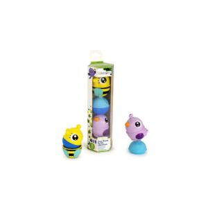 Tube violet de perles 6 éducatives Animaux de la forêt Lalaboom Produits