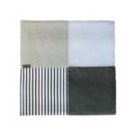Tapis tapidou mosaïque blanc et gris Doudou et compagnie Produits