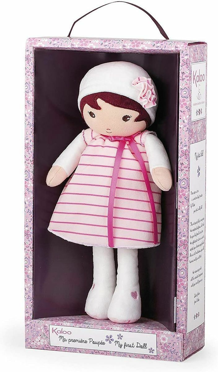 Trousselier Poupée En Tissu Lin 30 Cm – Rose Poudré – Cadeau Naissance Ou Anniversaire