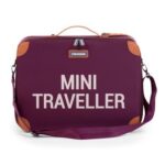 Valise Enfant Mini Traveller Aubergine - Childhome Produits