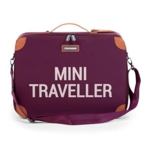 Valise Enfant Mini Traveller Aubergine - Childhome Produits