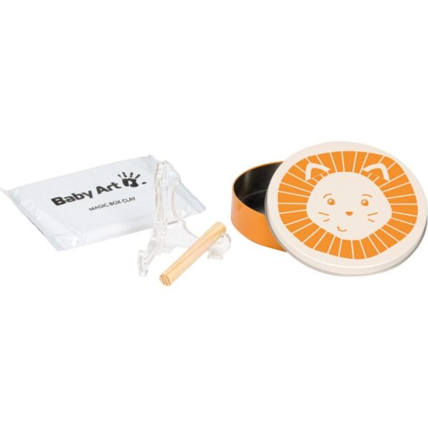 Boîte d'empreintes Magic box lion ronde Baby Art Produits