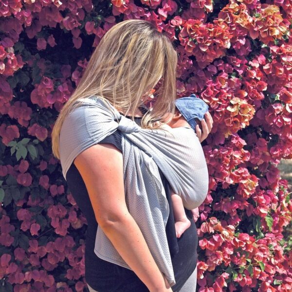Porte-bébé Sling gris Sukkiri Produits