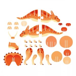 Puzzle en volume le Tricératops Janod Produits