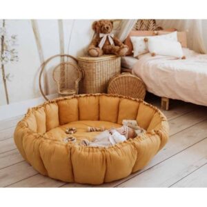 Tapis de jeu 3 en 1 Bloom moutarde - Play & Go Produits