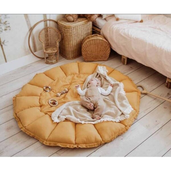 Tapis de jeu 3 en 1 Bloom moutarde - Play & Go Produits