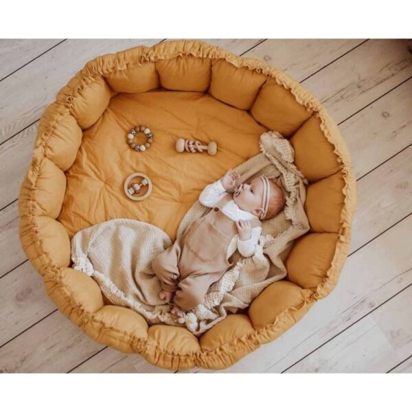 Tapis de jeu 3 en 1 Bloom moutarde - Play & Go Produits