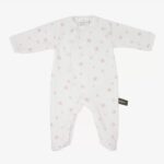 Pyjama bébé en Coton Bio imprimé étoiles rose Kadolis Produits