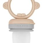 Grignoteur silicone nude gris Baby Pulp -Minikoioi Produits
