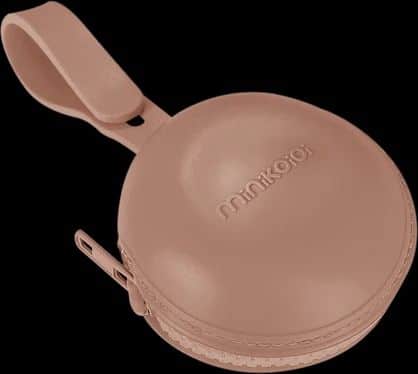 Etui à sucette en silicone marron -Minikoioi Produits