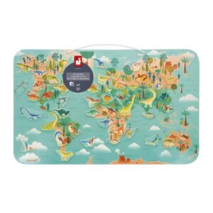 Planisphère Magnétique Dino Multicolore - Janod Produits