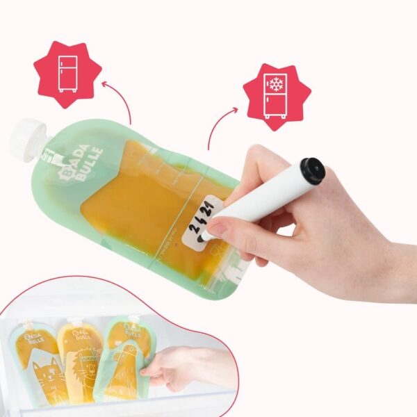 15 gourdes réutilisables - Badabulle Produits