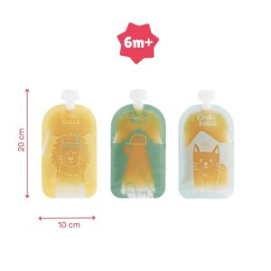15 gourdes réutilisables - Badabulle Produits