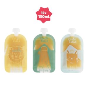 15 gourdes réutilisables - Badabulle Produits