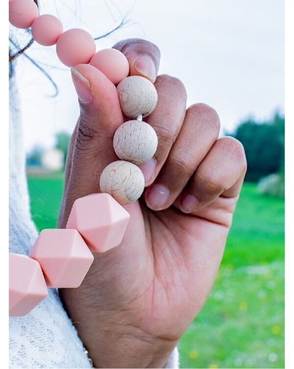 Collier d'allaitement Bo Aime Peach Baby Shell Produits