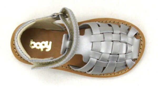 Sandale Fille cuir argent Rosa - Bopy Produits