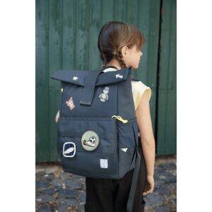 Sac à dos Rolltop pour enfants navy - Lassig Produits