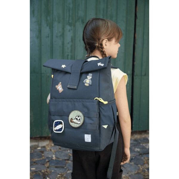 Sac à dos Rolltop pour enfants navy - Lassig Produits