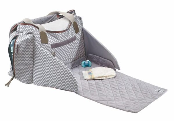 Sac à langer Sydney II print grey Beaba Produits