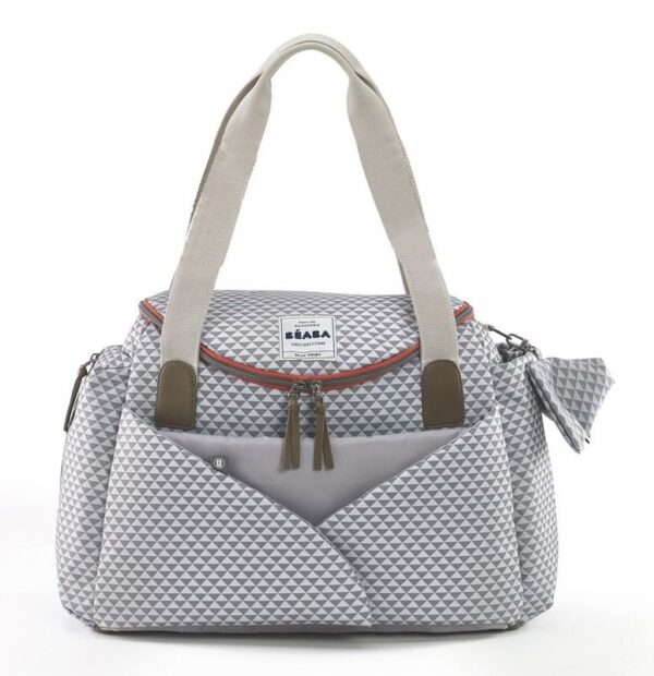 Sac à langer Sydney II print grey Beaba Produits