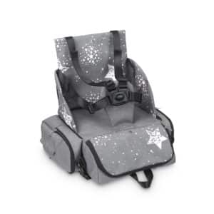 Sac à langer - sac à dos rehausseur gris Stars Produits