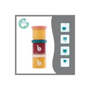 Lot de 9 bols de conservation Isy Bowls en verre - Babymoov Produits