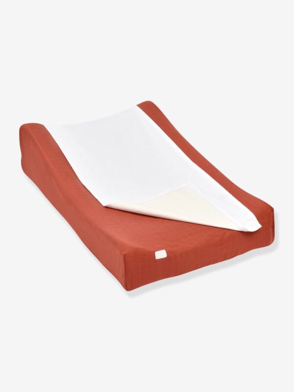 Housse Sofalange Oeko-Tex® avec serviette amovible brique - Béaba Produits