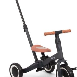Vélo enfant 4 en 1 avec barre de poussée Gio gris Billy Produits