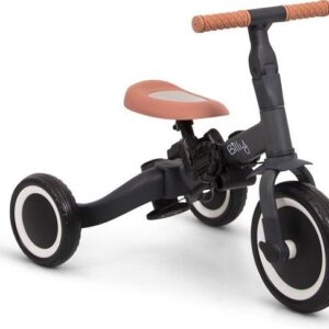 Vélo enfant 4 en 1 avec barre de poussée Gio gris Billy Produits