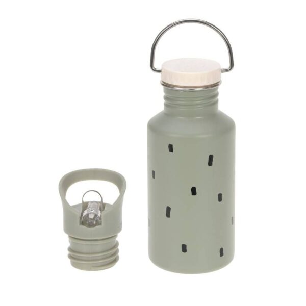 Gourde enfant Happy Prints olive inox 500 ml LÄSSIG Produits