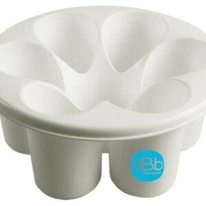 Porte Biberon Egouttoir Fleur Blanc Remond Produits