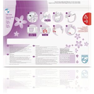 Sachet de stérilisation pour micro-ondes lot de 5 SCF297/05 Philips Avent Produits