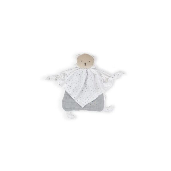 Doudou Ourson Gris Coton Bio - Kaloo Produits