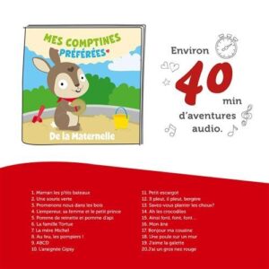 Figurine Tonies Mes Comptines Préférées de La Maternelle pour Conteuse Toniebox Produits