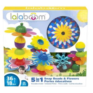 Jeu d'éveil Set créatif Fleurs et perles éducatives 25 pièces Lalaboom Produits