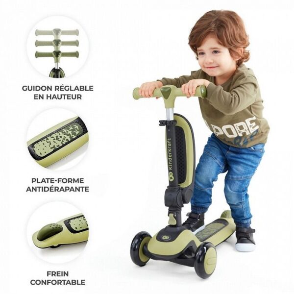 Draisienne et trottinette à trois roues Halley - Kinderkraft Produits