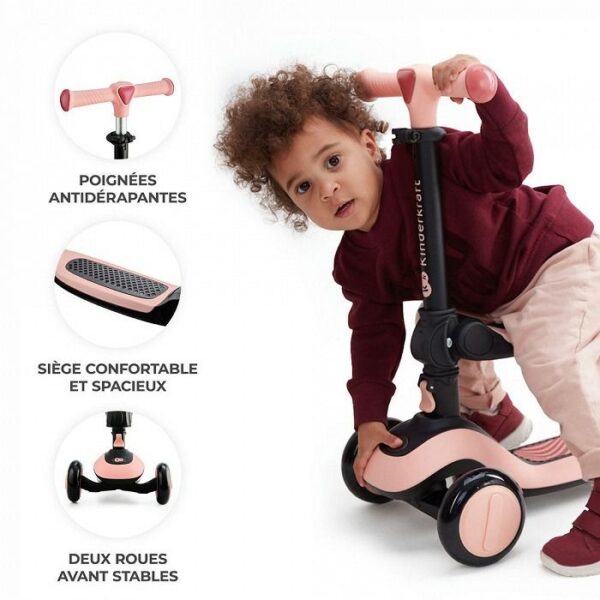 Draisienne et trottinette à trois roues Halley - Kinderkraft Produits
