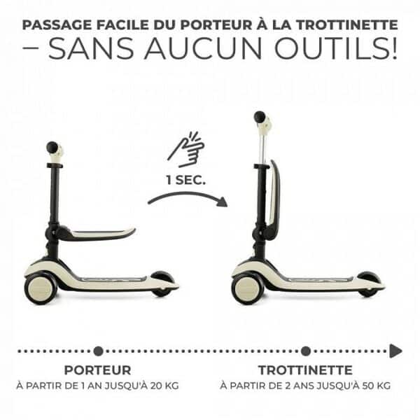 Draisienne et trottinette à trois roues Halley - Kinderkraft Produits