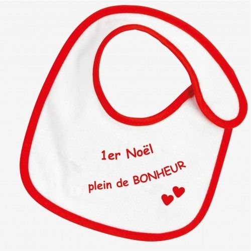 Lot de 2 bavoirs naissance Noël Produits