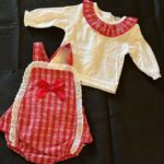 Ensemble 2 pièces salopette courte pour bébé fille Produits