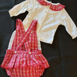 Ensemble 2 pièces salopette courte pour bébé fille Produits