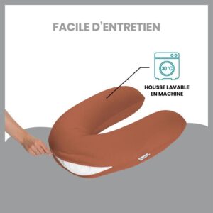 Coussin de maternité Doomoo Tetra Terracotta - Babymoov Produits